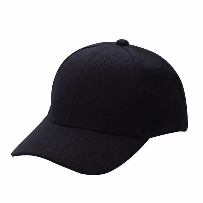 

Men Women Plain Baseball Cap Unisex Curved Visor Hat Hip-Hop Adjustable Peaked Hat Visor Caps Solid 2018