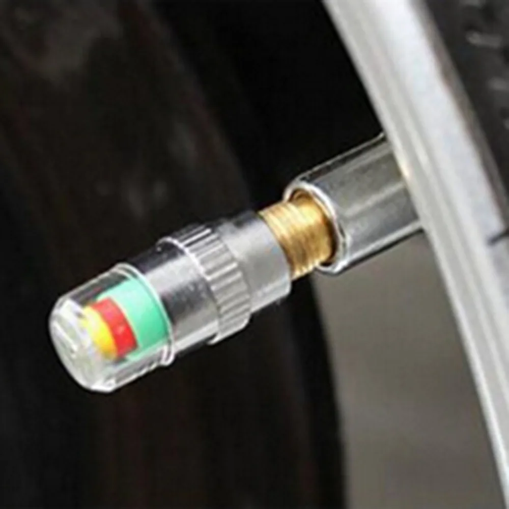 

4pcs/set Car Styling 2.4 bar Car Tyre Tire Pressure Valve Stem Caps Sensor Eye Air Alert Monitoring Tools Clearance Sale