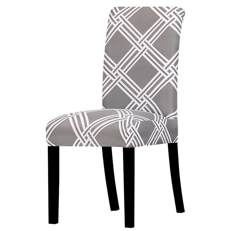Дизайн чехлы для стульев эластичные чехлы для стульев чехол для банкета отеля столовой домашнего покрытия для офисных стульев - Цвет: 125824