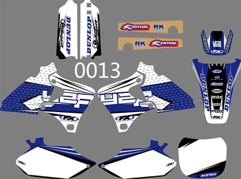 

3M 5 Styles Motorcycle Graphic TEAM GRAPHICS BACKGROUNDS DECALS STICKERS FOR YAMAHA YZ250F YZ400F YZ426F 1999 2000 2001 2002