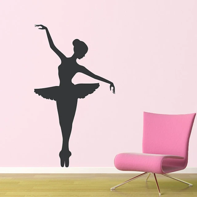 Ballerina Wall Decal Dancer Dancing Ballet Vinyl Wall Decal Graphic