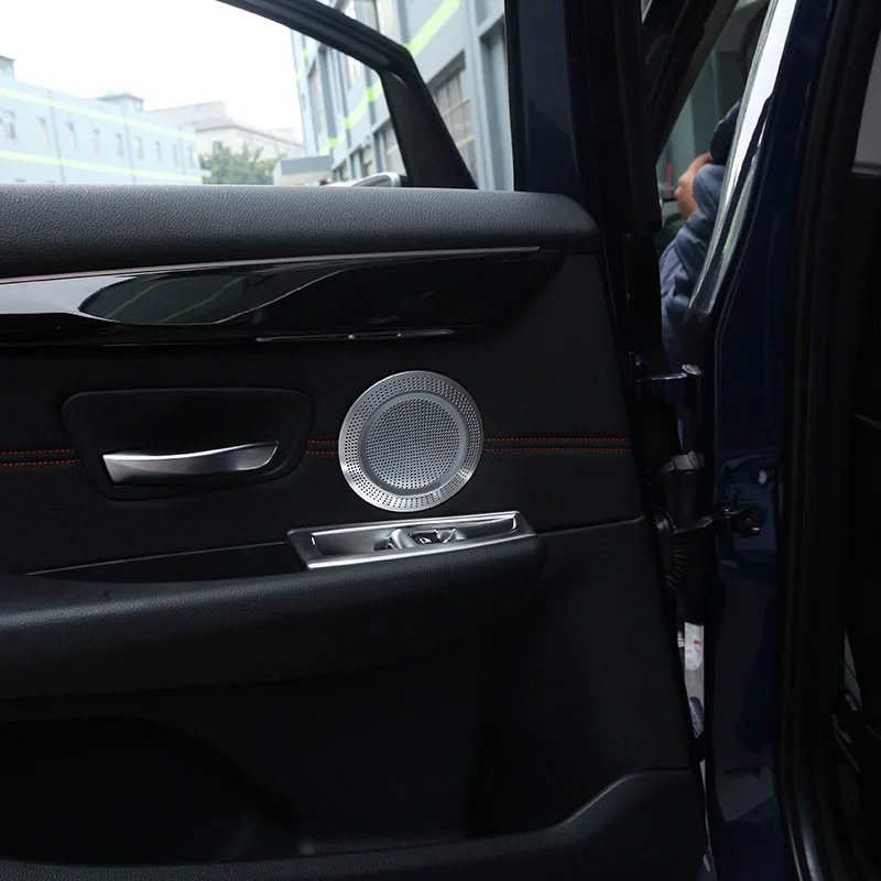 Крышка автомобильного динамика из алюминиевого сплава для BMW X1 F48 2016 2019