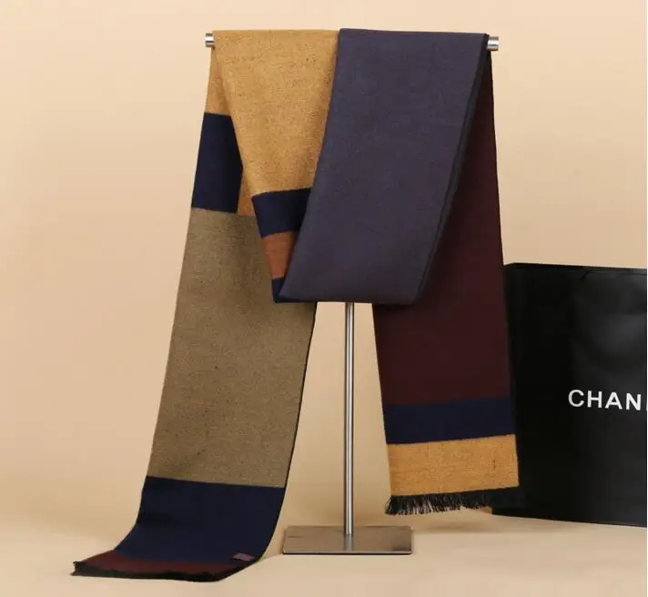 Шарф мужской цветной Деловой Повседневный 2018|business scarves|luxury men scarfscarf color |