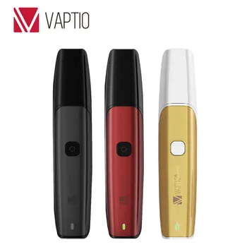 

Original Vaptio C-Flat Pod Kit Built-in Battery 350mAh with 1.5ml Capacity Tank Atomizer Max 15W Full Kit Electronic Cigarette