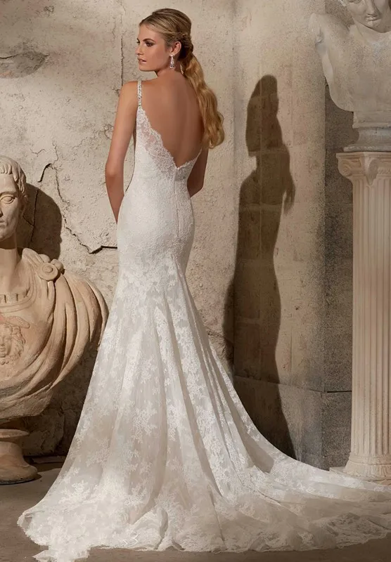 Subtle mermaid wedding dress Clearance