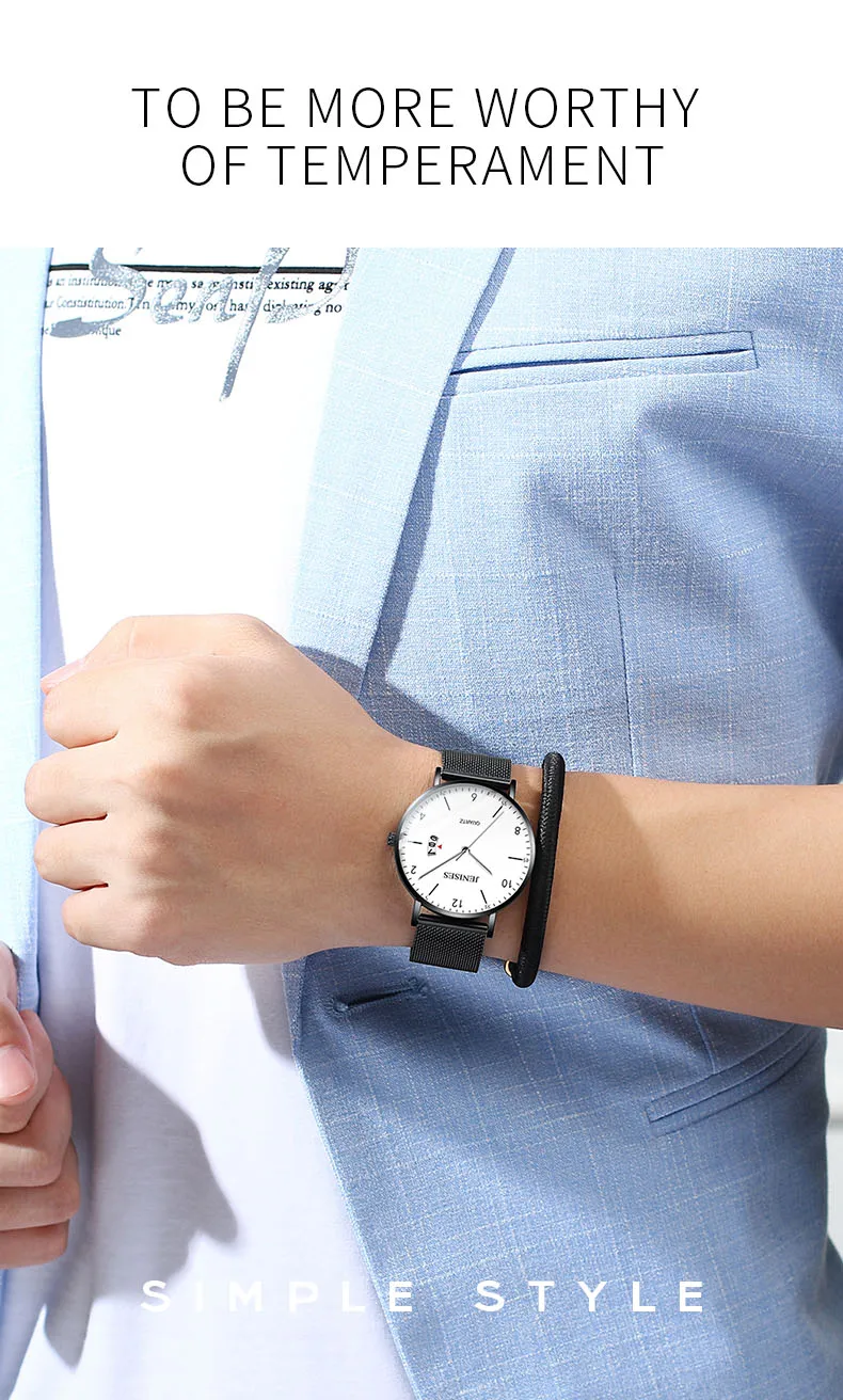 Мужские Ультра тонкие наручные часы мужские часы люксовый бренд Мужские часы Бизнес Кварцевые наручные часы для мужчин Relogio Masculino