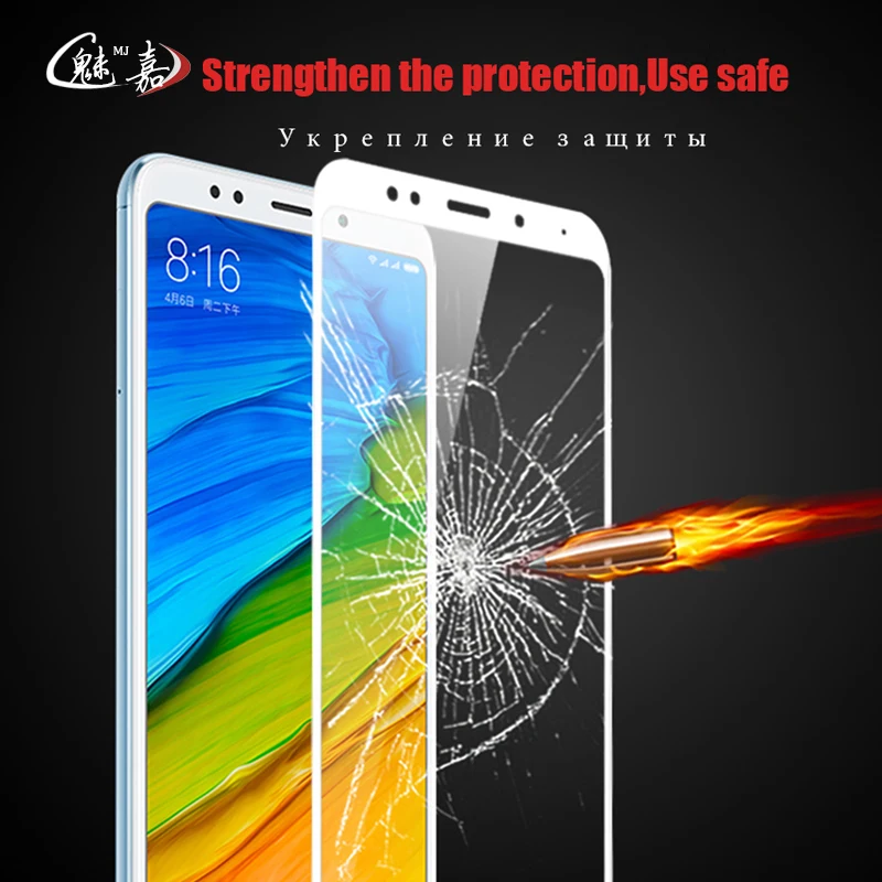 

9H Tempered Glass for Xiaomi Redmi 5 5 Plus Note 4X 4A 4 Pro Full Cover HD Glass for Xiaomi 6 Screen Protector Toughened Film