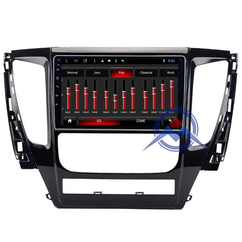 Discount ZOHANAVI 9 inch Android car radio gps navigation for Mitsubishi Pajero Montero 2016 2017 2018 stereo multimeida player 15