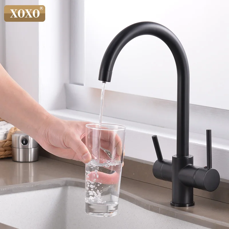  XOXO Filter Kitchen Faucet Drinking Water Chrome Deck Mounted Mixer Tap 360 Rotation Pure Water Fil - 32918489165