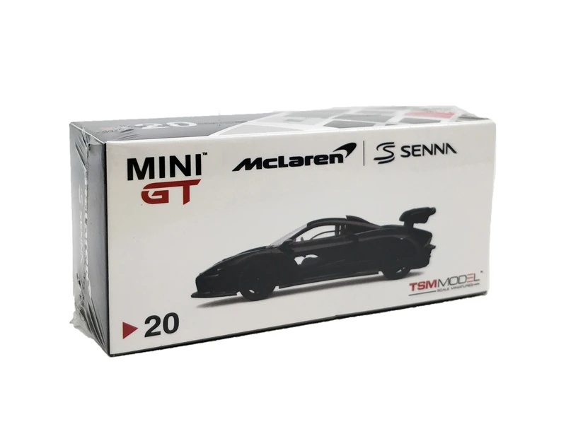 1: 64 TSM модель MINI GT mlaren Senna Onyx черная литая под давлением модель автомобиля