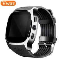 T8 Bluetooth Smart часы с Камера музыкальный плеер Facebook WhatsApp синхронизации SMS SmartWatch Поддержка SIM карты памяти для Android pk dz09