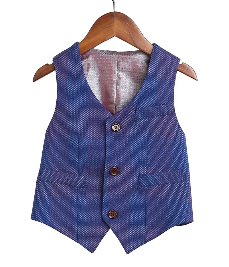 Жилет для мальчиков красочные Slim Fit костюмы ring bearer жилет деловой классический