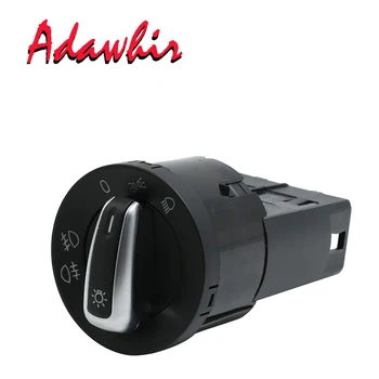 

For VW Golf MK4 Jetta 4 Bora 1998-2008 Passat B5 Chrome Headlight Switch Fog Head Light Lamp Knob Button 3BD 941 531 A