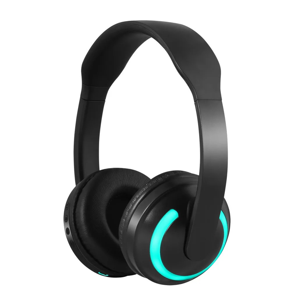 

VOBERRY Wireless Bluetooth 4.1 Stereo Headset With Microphone Universal LED Seven-color Lighting Headset