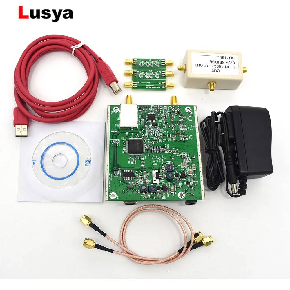 Новинка NWT500 0 1 МГц 550 мгц USB анализатор подметания + аттенюатор фотоэлемент | Отзывы и видеообзор