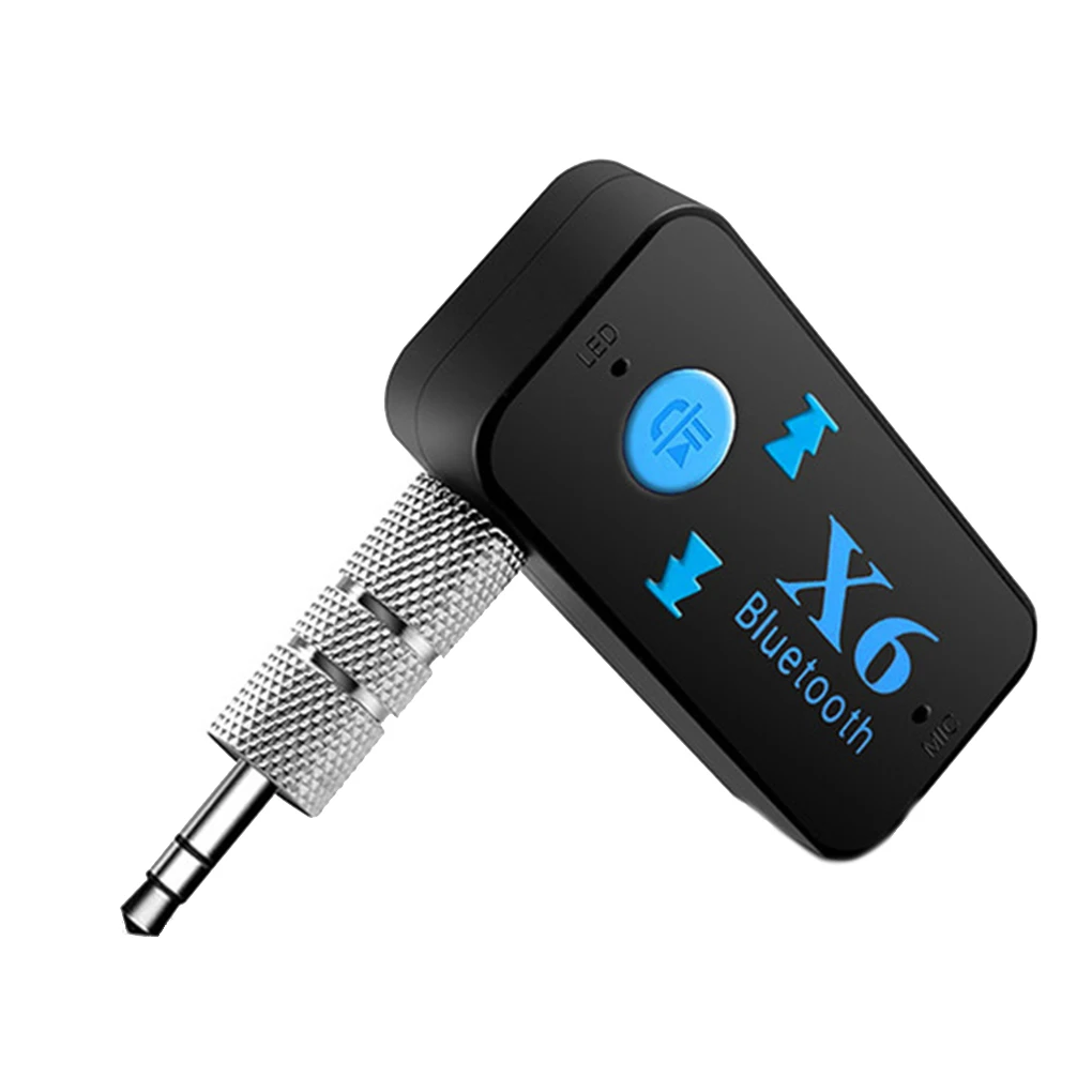 X6 авто Bluetooth Aux адаптер Поддержка tf-карты A2DP аудио стерео Bluetooth Бесконтактный для музыки приемник