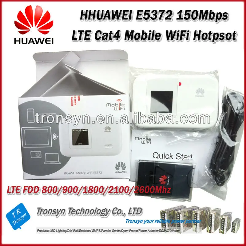 Горячая Распродажа абсолютно разблокировочный LTE-FDD 150 Мбит/с HUAWEI E5372 4G LTE Cat4 мобильный WiFi Hotpost и 4G LTE WiFi роутер