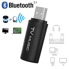 Новое поступление USB беспроводной аудио bluetooth передатчик музыка стерео 3,5 мм аудио ключ доступа адаптер для ТВ ПК MP3 наушники Мода
