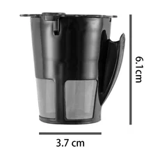 1 шт. для многоразового использования кофейная капсула Nespresso с 1 шт. пластиковый фильтр ложки для фильтров Siccsaee