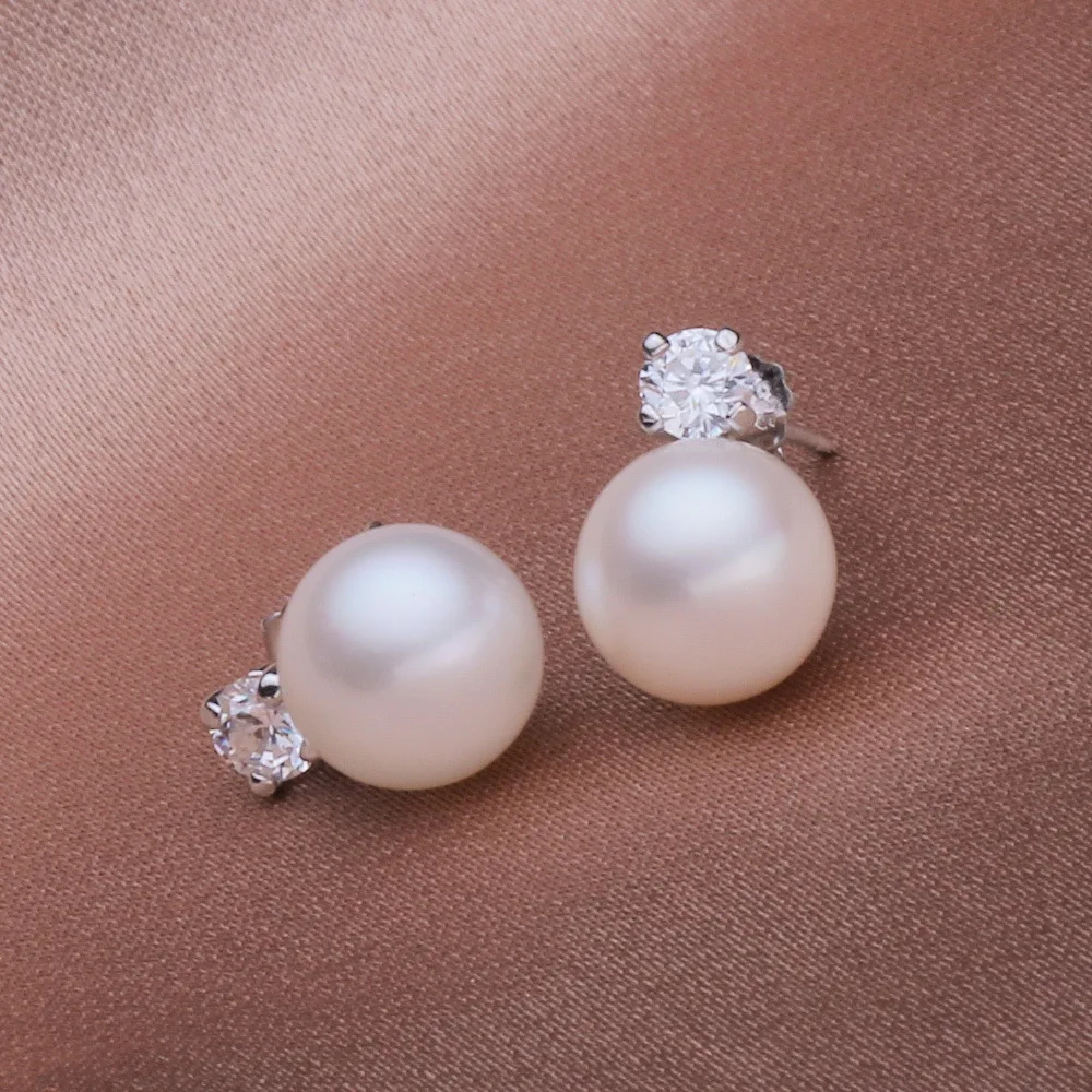 Pearl Jewelry Sets Real Natural Freshwater Pearl Necklace Earrings Bracelet Jewelry For Women 