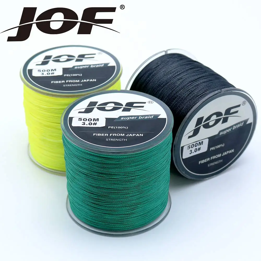Hot!! 4STRANDS 500M Super Strong 4PLYS Japan Multifilament PE 4 Braided