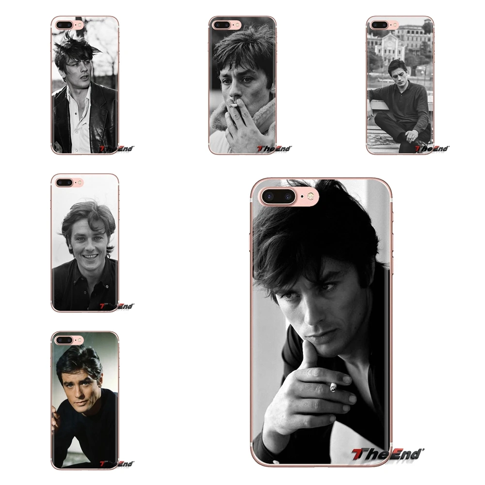 Мягкий прозрачный чехол для LG Spirit Motorola Moto X4 E4 E5 G5 G5S G6 Z Z2 Z3 G2 G3 C Play Plus Mini Alain Delon France Star