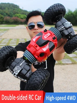 

XYCQ1:16 Scale Double-sided 2.4GHz RC Car One Key Transform All-terrain Off-Road Vehicle Varanid Climbing Truck Remote Control T