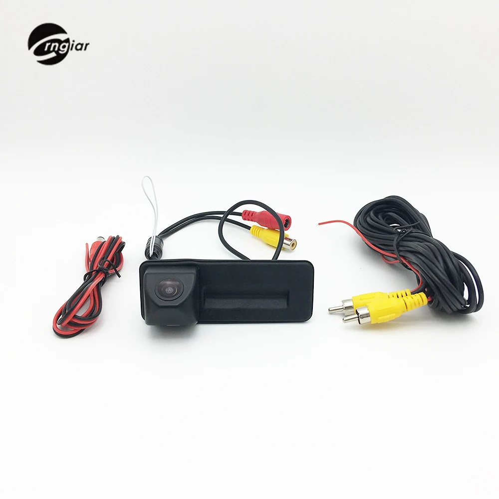 

Crngiar Car Trunk Handle Rear View Camera car rear view camera For Skoda Roomster Fabia Octavia Yeti Superb For Audi A1
