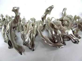 

batch genuine MOP shell 15-35mm 2strands 16inch,mother of pearl freeform chips branch grey gray assortment jewelry beads necklac