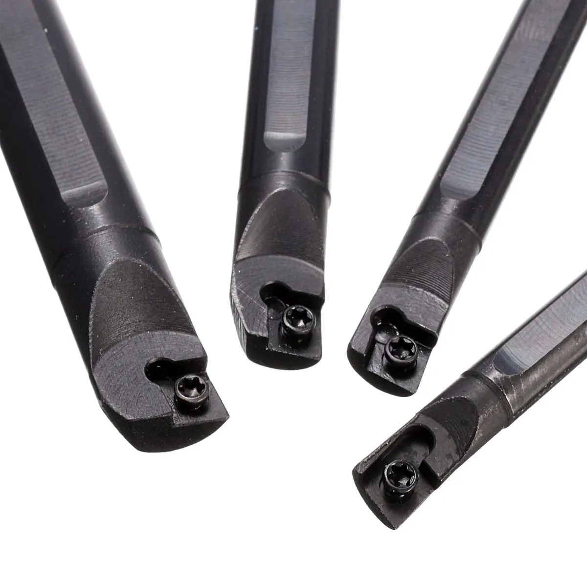 

4PCS S07K/S08/S10K/S12M-SCLCR06 Internal Turning Tool 7/8/10/12mm CNC Lathe Boring Bar Holder