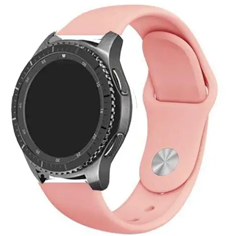 22 мм силиконовые huami amazfit 1 2 резиновые pebble time ticwatch для samsung Шестерни s3 classic Frontier galaxy