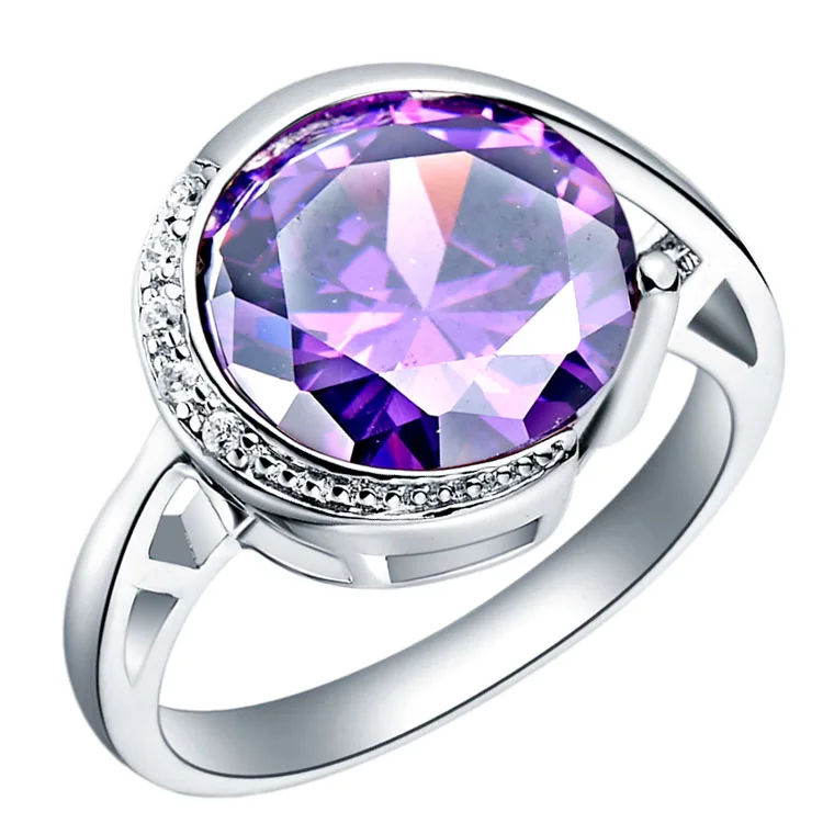 

Micro insert Silver Jewelry Unique Design Ring Ring A variety of colors J087 rings for women gothic