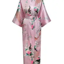 Сексуальное японское цветочное кимоно платье халат длинные халаты пижамы костюмы для сауны плюс размер