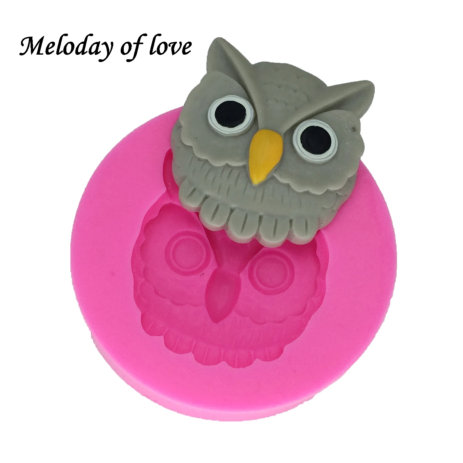 1Pcs Animals mold Owl silicone mold handmade soap making diy decorations moulds dessert