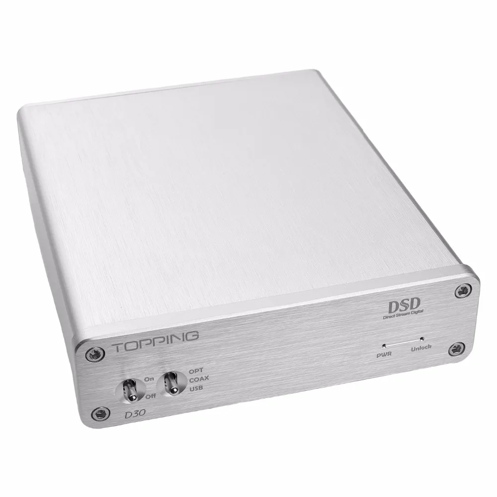 TOPPING D30 DSD hifi fever Настольный аудио декодер доска USB ЦАП на XMOS коаксиальный