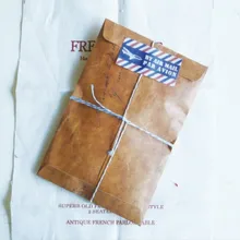 100 шт./упак. 16*11 см креативная ретро-открытки кошелек-конверт воск бумажные конверты с старый ретро цвет