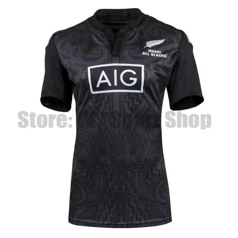 2015 New Zealand Ruby Jersey for adult men's Home Black Shirts All top