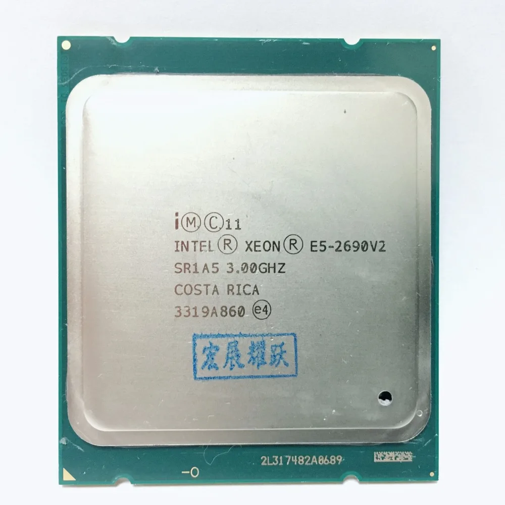 معالج إنتل زيون E5 2690 V2 CPU 3.0G LGA2011 عشرة النوى معالج الملقم e5-2690 V2 E5-2690V2 الرسمي طبعة