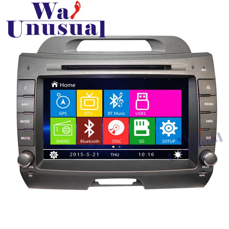 WANUSUAL Newest 8" Professional Wince Car GPS Navigation For KIA