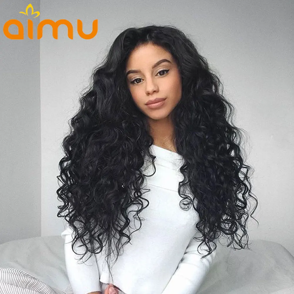 Natural-Black-Color-Brazilian-Remy-Human-Hair-13x6-Curly-Lace-Front-Wigs-Pre-Plucked-Hairline-250