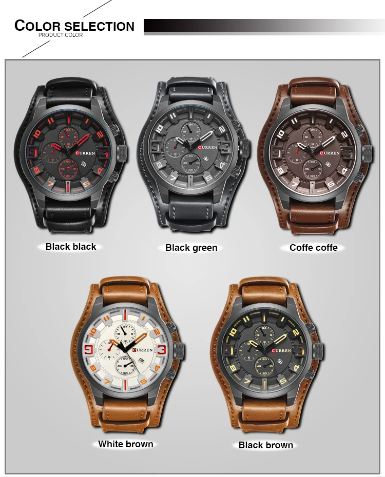CURREN Мужские часы Топ бренд Роскошные модные повседневные спортивные кварцевые часы мужские военные наручные часы мужские Relogio Masculino