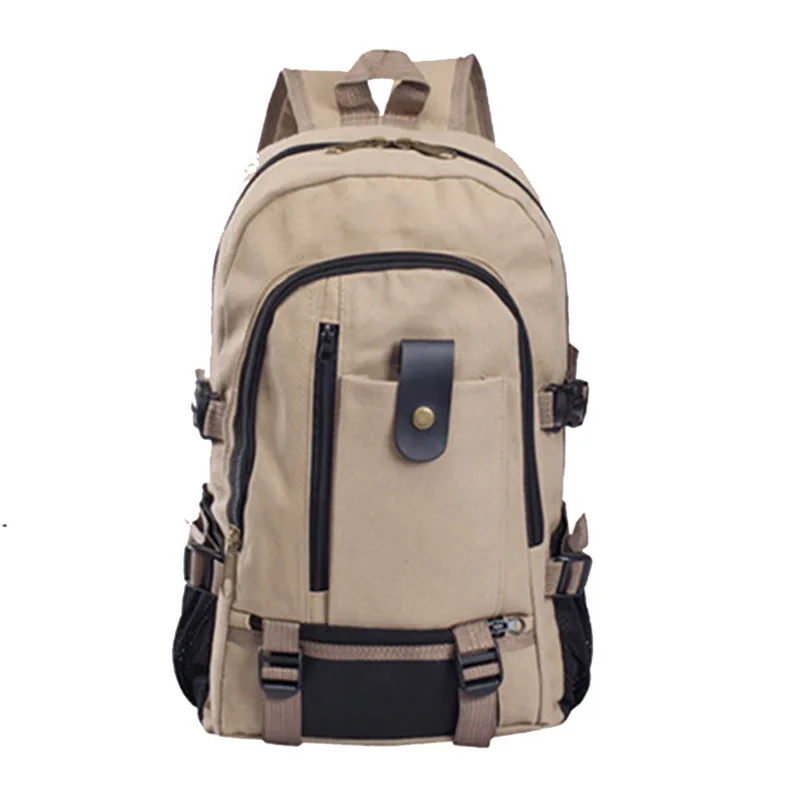 

MoneRffi Men's Canvas Backpack Leisure Travel Fashion Contracted Design Backpack