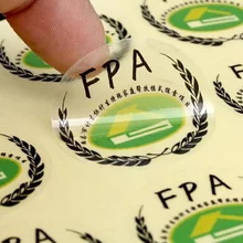 Индивидуальные/Пользовательские Прозрачное водонепроницаемое ПВХ клейкие наклейки, красочный логотип наклейки с принтом этикетки