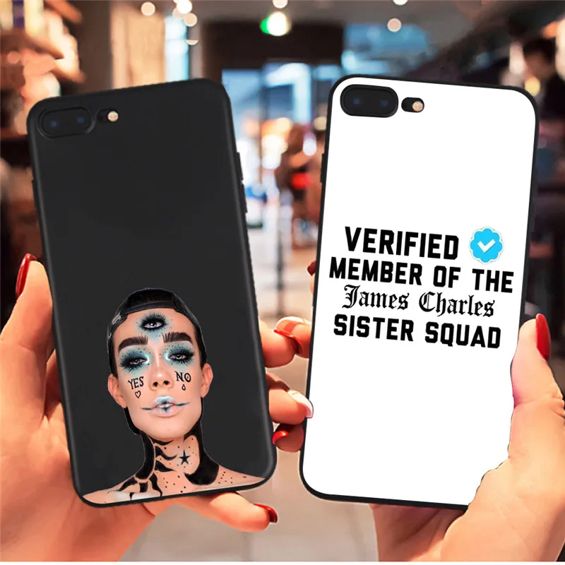 

Verified James Charles Sister phone case for iPhone X XR XS Max 8 7 6s Plus 5s for Samsung Galaxy s8 s9 plus s7 Edge phone cases