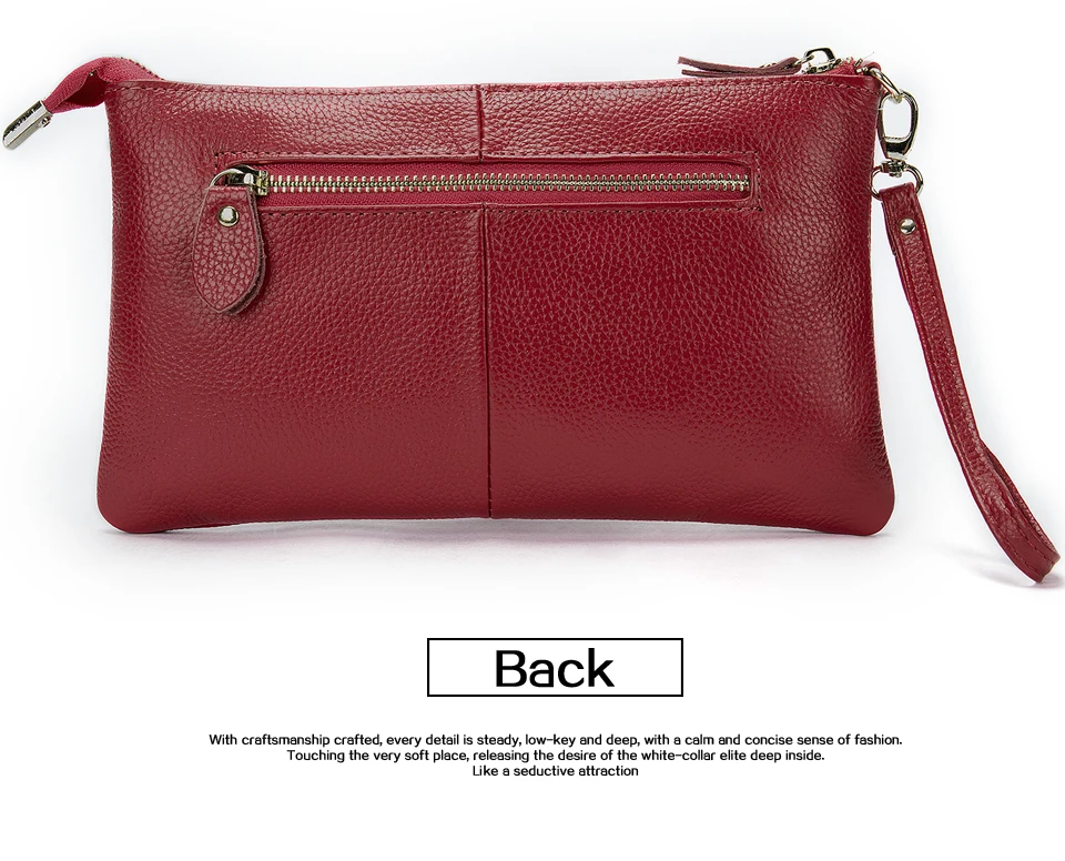 Wallet Female Card Holder Coin Purse Women Genuine Leather Long Wallet for Credit Cards Bag Purses for Women Shoulder Bags 17