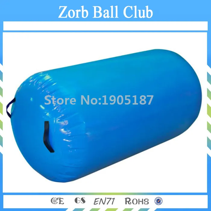 

Free Shipping Blue 60cm Dia Inflatable Air Barrel, Air Tumble Roll ,Inflatable Gymnastics Air Barrel