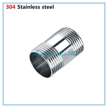 

Water connection 1/4" 3/8" 1/2" 3/4" 1" 1-1/4" 1-1/2" Male X Male Threaded Pipe Fittings Stainless Steel SS304