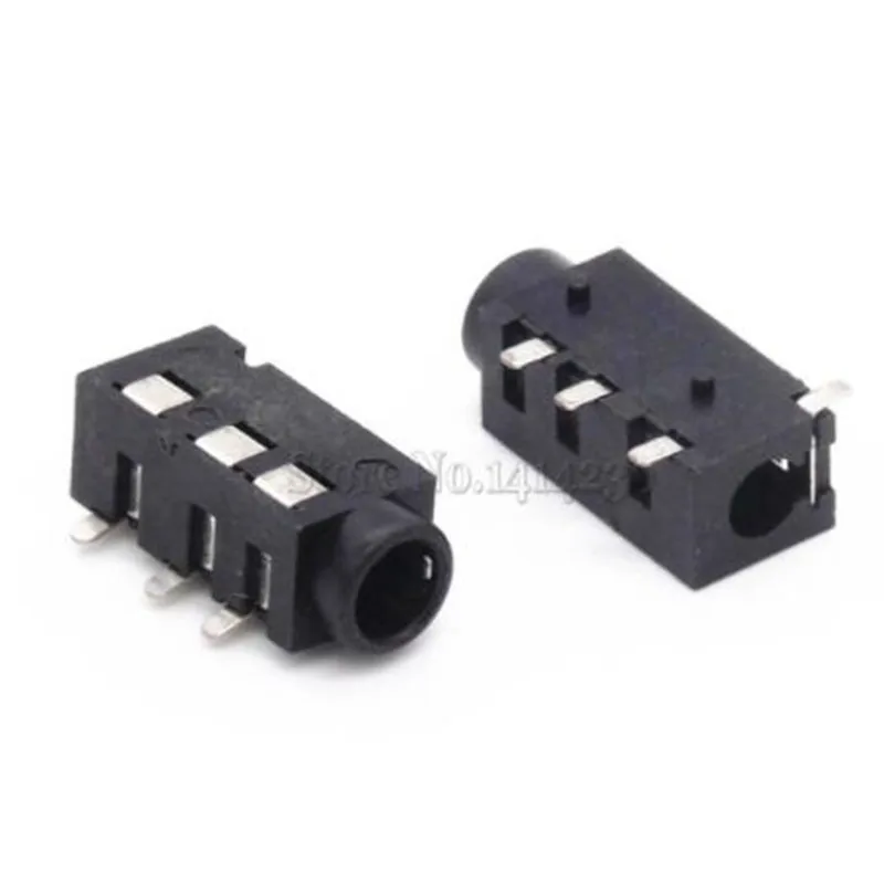 

10 3.5 headphone jack audio jack PJ-320D 4 pin SMD MP3 Accessories PJ320D