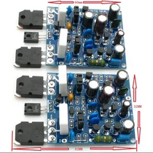 2 шт. MX40 100 Вт+ 100 Вт 4ohm KD1047/KB817 мощность трубки стерео класса AB Усилитель мощности завершенная плата