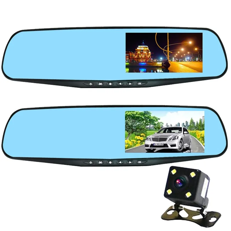 

DVR of the year Night Vision Car Dvr detector Camera Blue Review Mirror Digital Video Recorder Auto Camcorder Dash Cam FHD 1080P